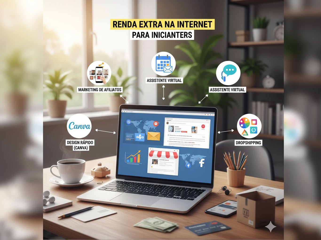 5 Cursos Para Ganhar Renda Extra na Internet e Transformar Seu Tempo Livre em Lucro