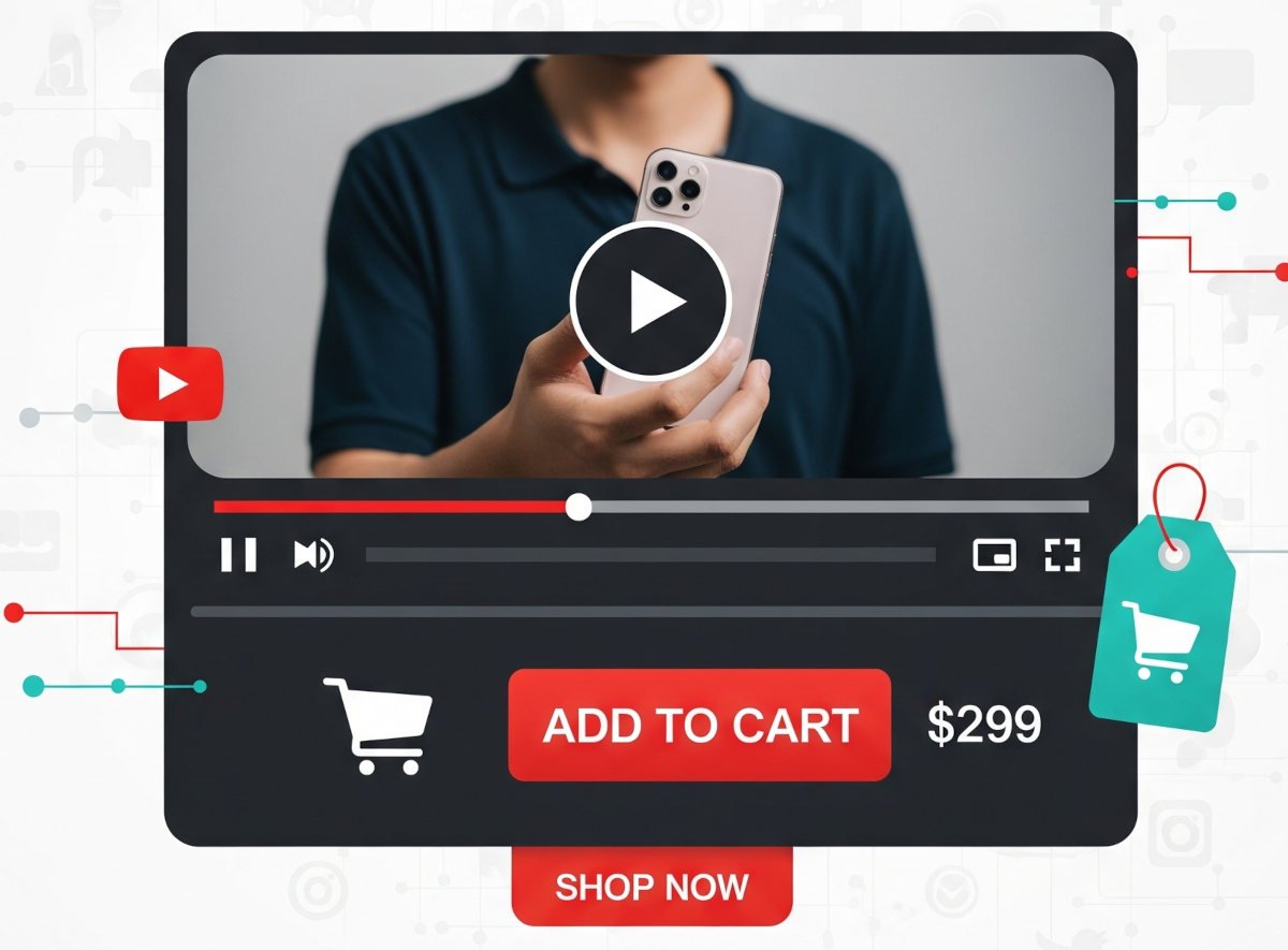 YouTube Shopping: A Nova Fronteira do E-commerce em Vídeo Chega Para Revolucionar Suas Vendas em 2025